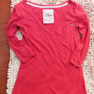 Red Hollister Top